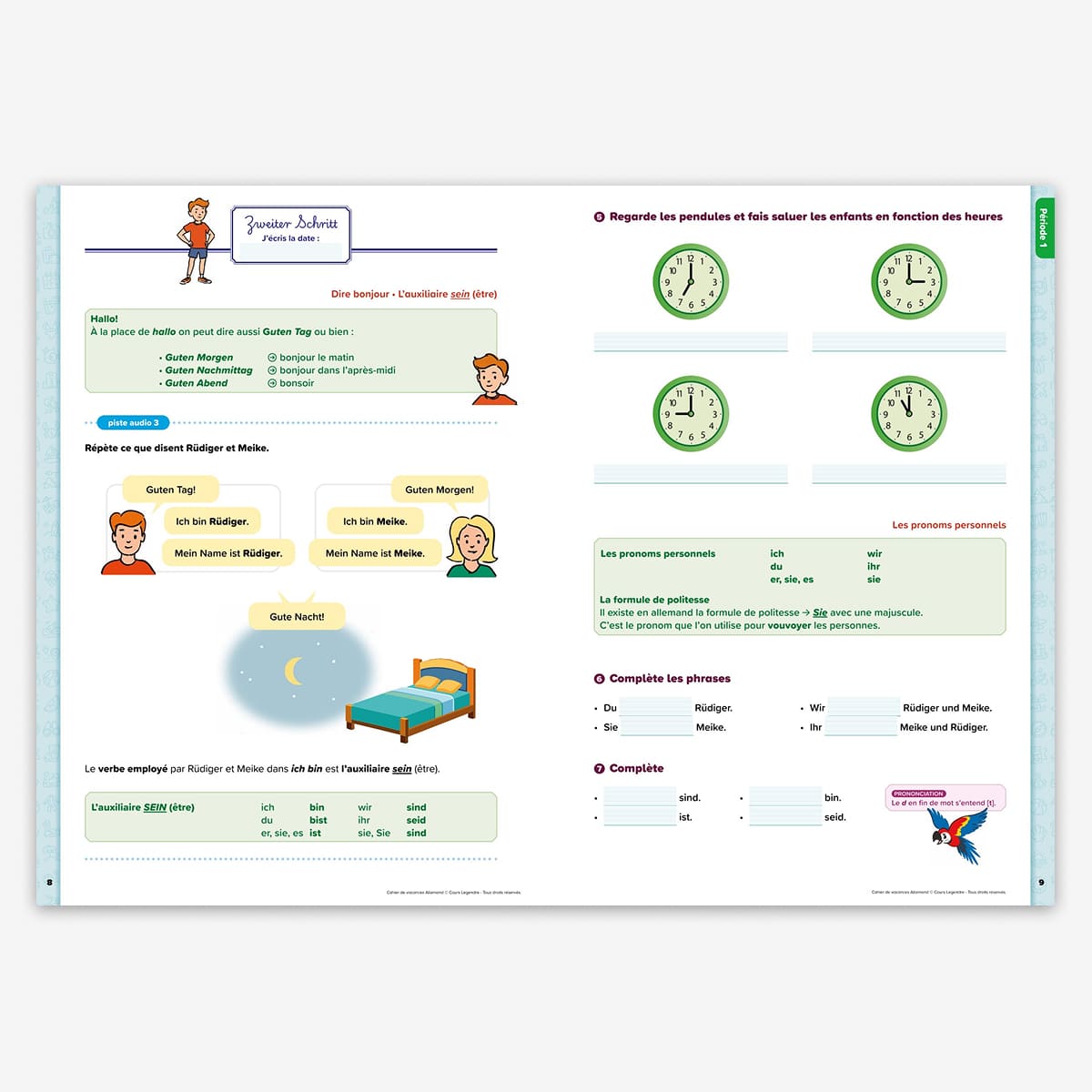 Cahier de vacances Initiation à l'allemand - Dès 7 ans - nouvelle édition 2026