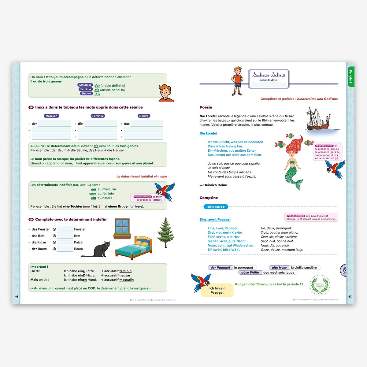 Cahier de vacances Initiation à l'allemand - Dès 7 ans - nouvelle édition 2026