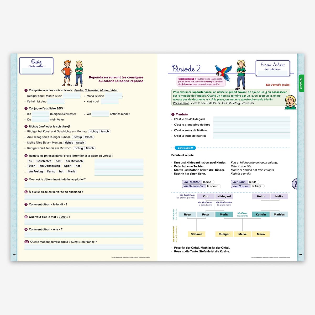 Cahier de vacances Initiation à l'allemand - Dès 7 ans - nouvelle édition 2026