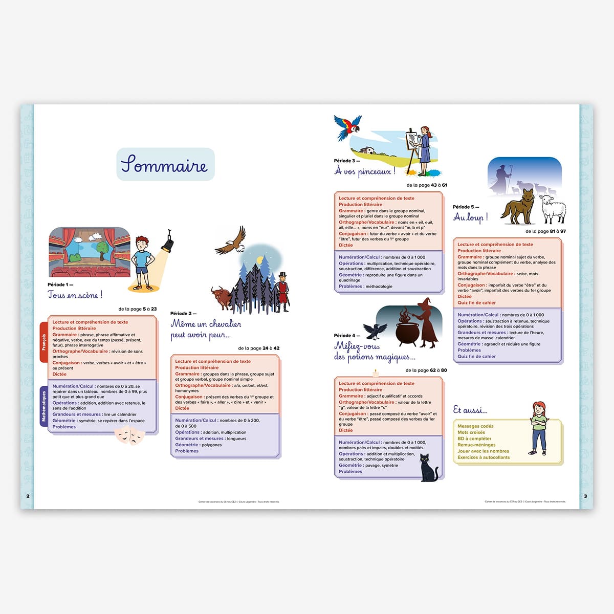 Cahier de vacances du CE1 au CE2 - 7/8 ans - nouvelle édition 2026