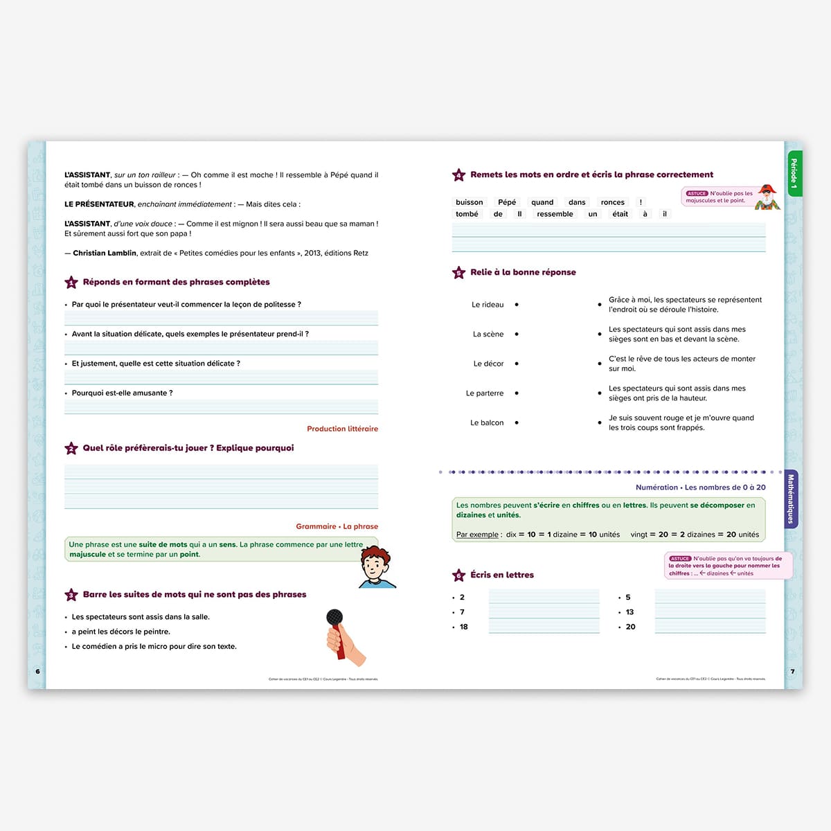 Cahier de vacances du CE1 au CE2 - 7/8 ans - nouvelle édition 2026