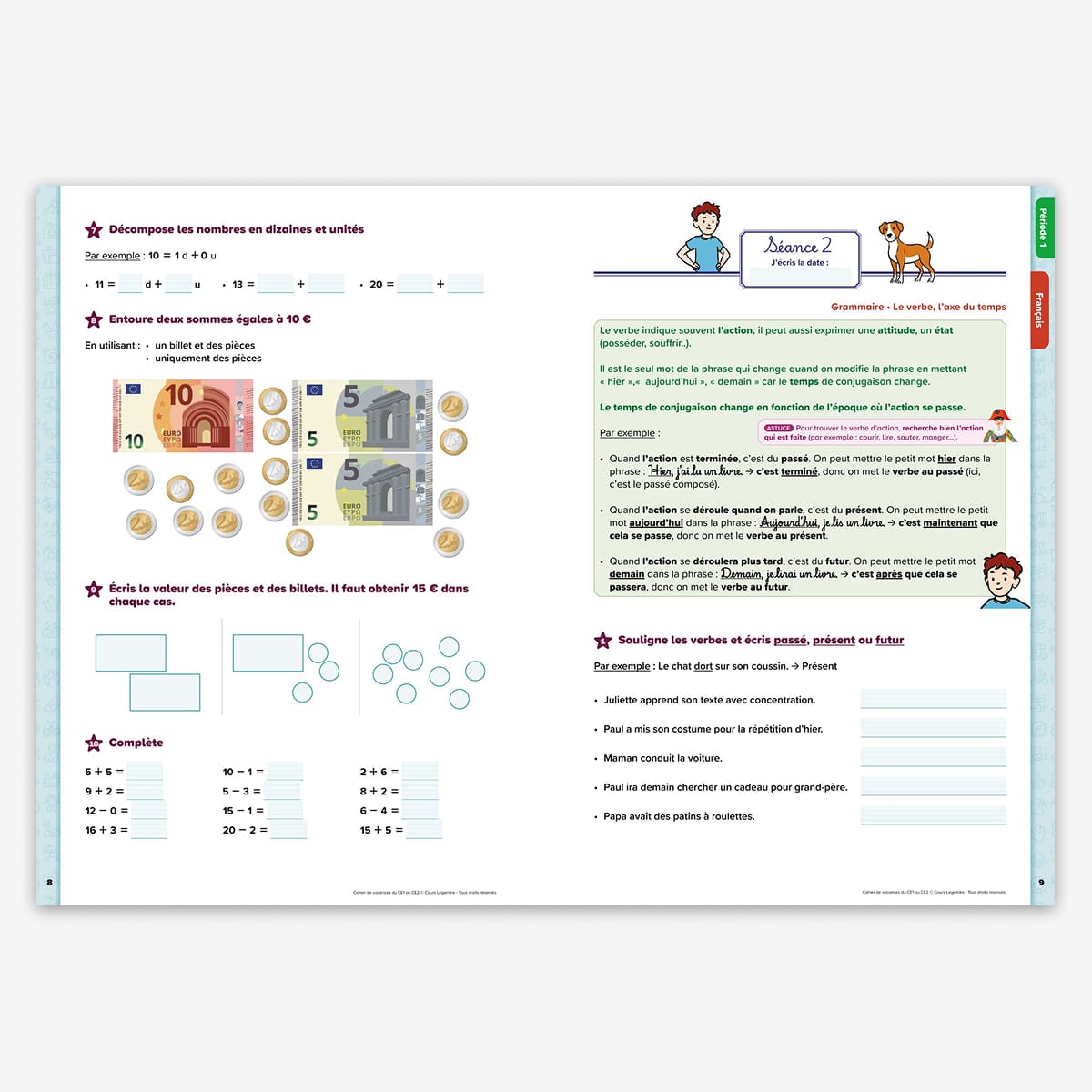 Cahier de vacances du CE1 au CE2 - 7/8 ans - nouvelle édition 2026
