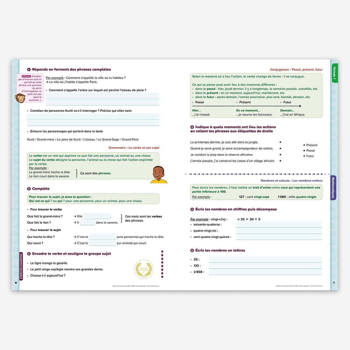 Cahier de vacances du CE2 au CM1 - 8/9 ans - nouvelle édition 2026
