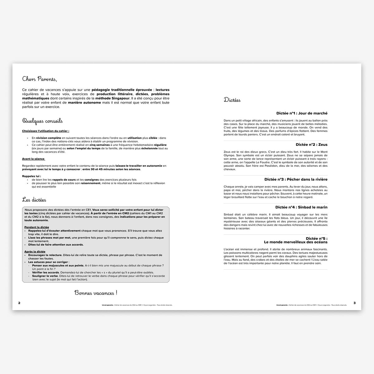 Cahier de vacances du CE2 au CM1 - 8/9 ans - nouvelle édition 2026