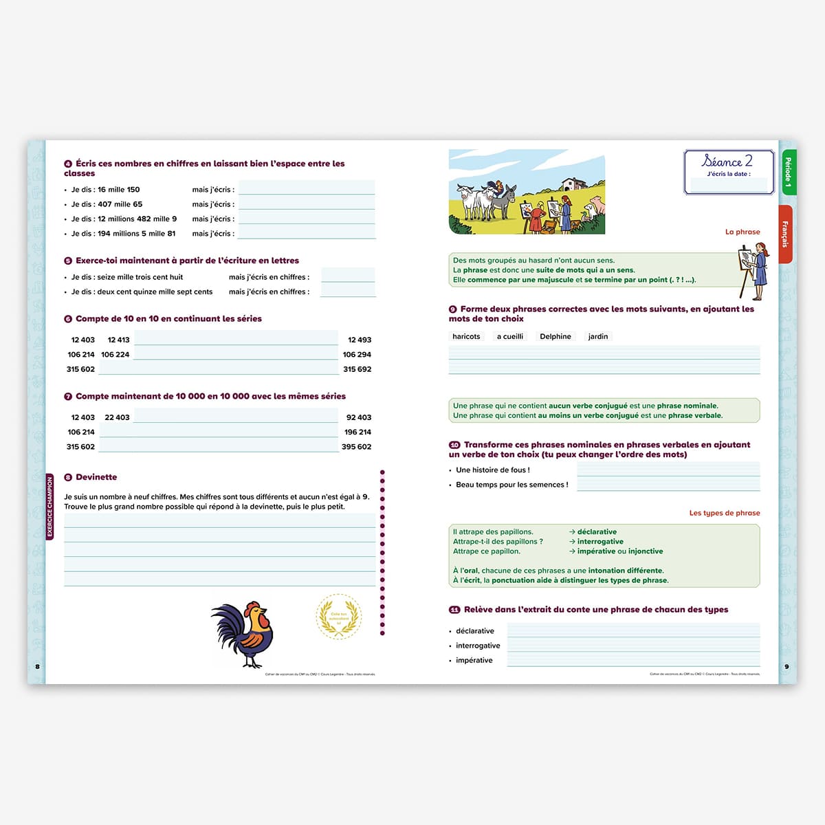 Cahier de vacances du CM1 au CM2 - 9/10 ans - nouvelle édition 2026