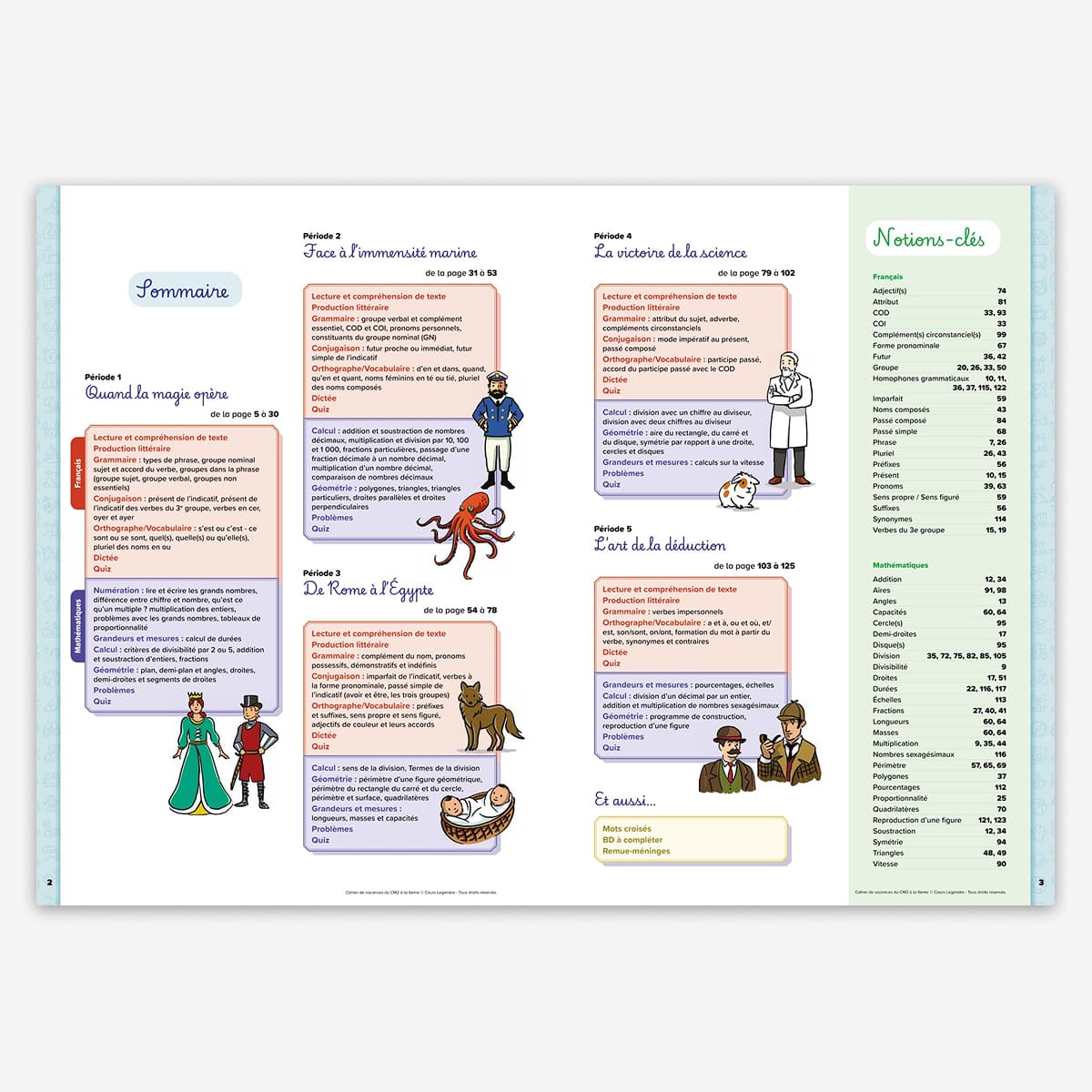 Cahier de vacances du CM2 à la 6e - 10/11 ans - nouvelle édition 2026