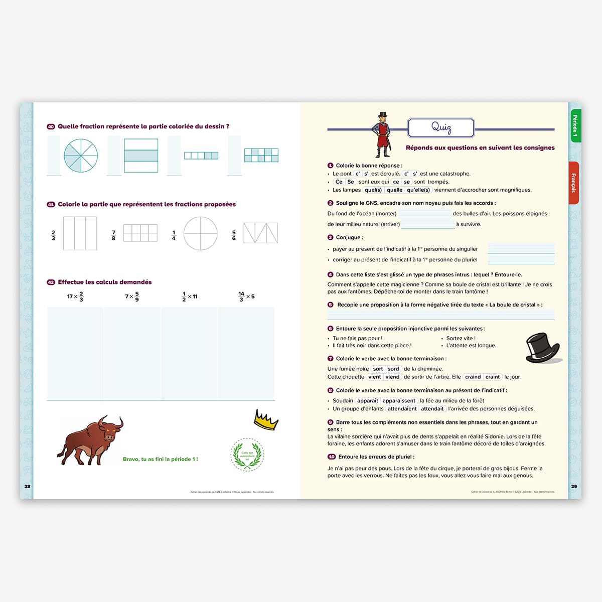 Cahier de vacances du CM2 à la 6e - 10/11 ans - nouvelle édition 2026