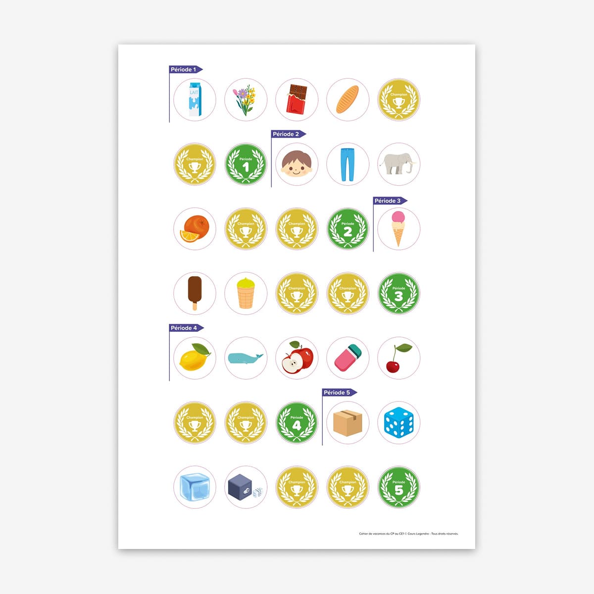 Cahier de vacances du CP au CE1 - 6/7 ans - nouvelle édition 2026