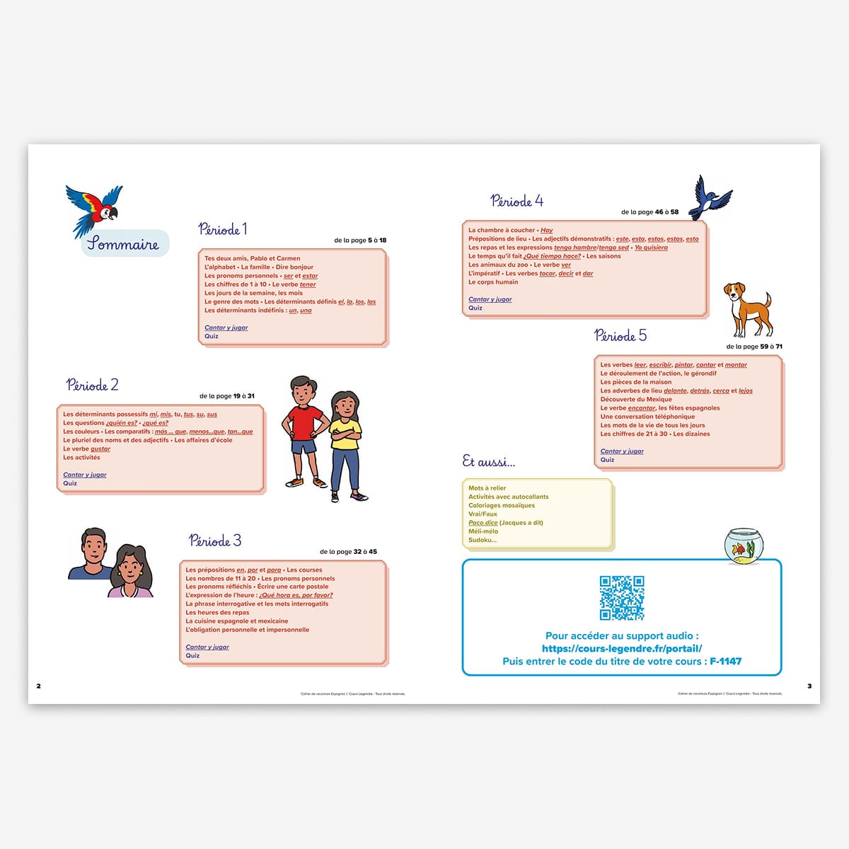 Cahier de vacances Initiation à l'espagnol - Dès 7 ans - nouvelle édition 2026