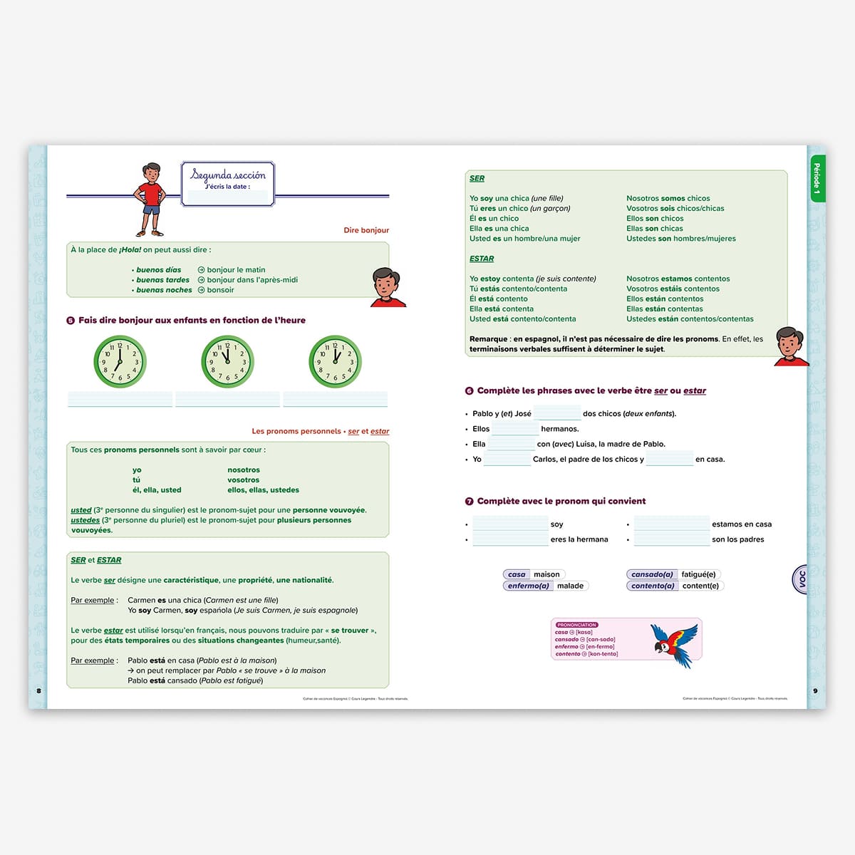 Cahier de vacances Initiation à l'espagnol - Dès 7 ans - nouvelle édition 2026