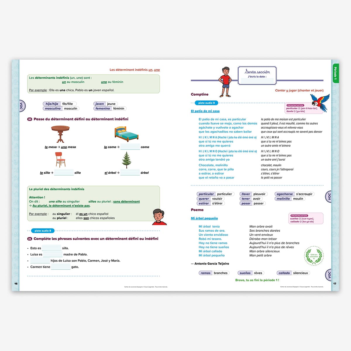 Cahier de vacances Initiation à l'espagnol - Dès 7 ans - nouvelle édition 2026