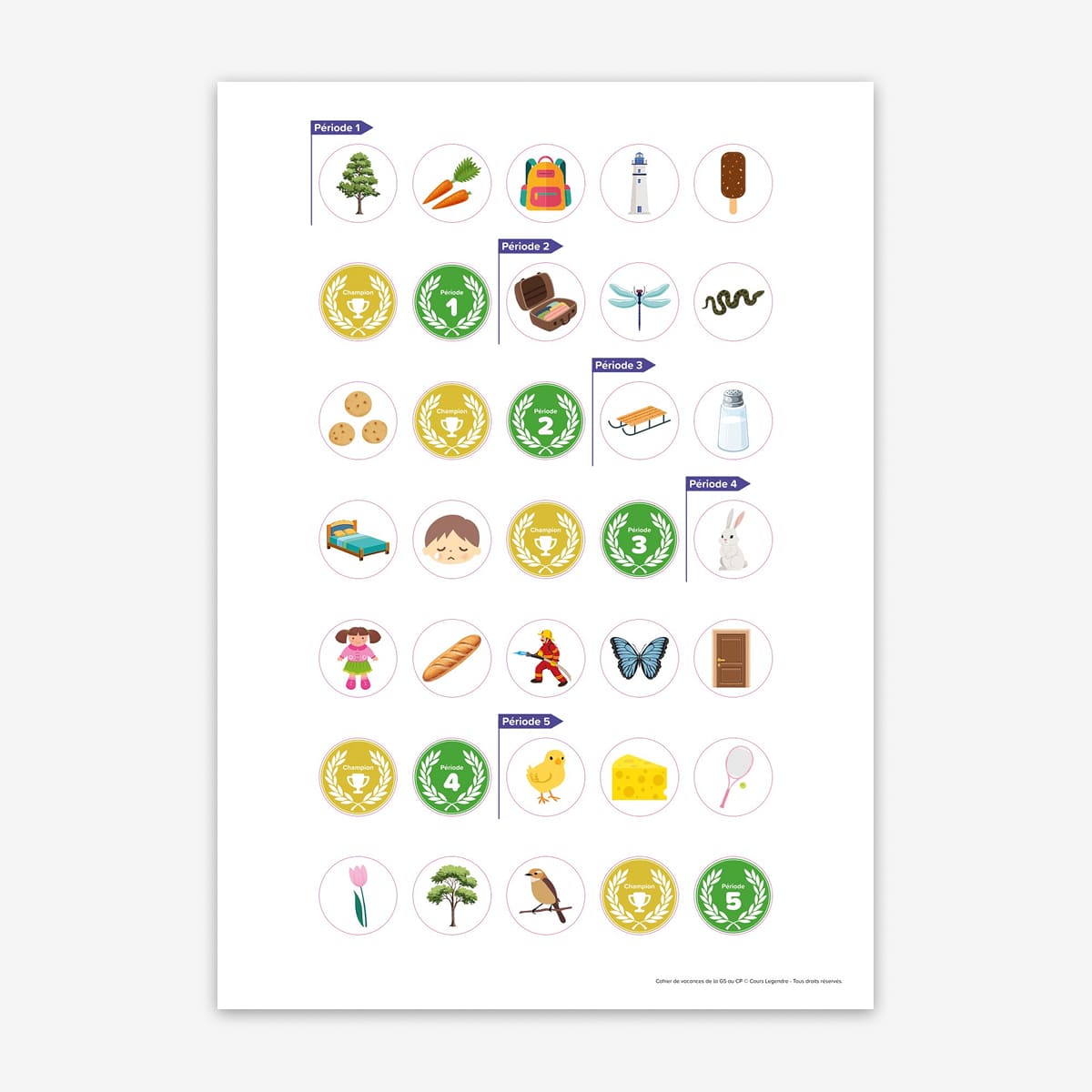 Cahier de vacances de la GS au CP - 5/6 ans - nouvelle édition 2026