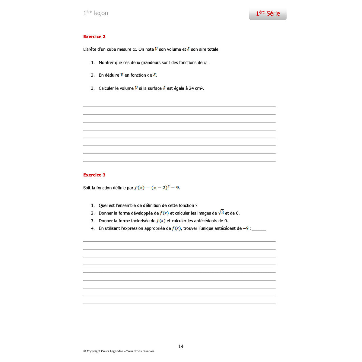 Objectif Bac - 2nde - Mathématiques avec 6 devoirs à envoyer