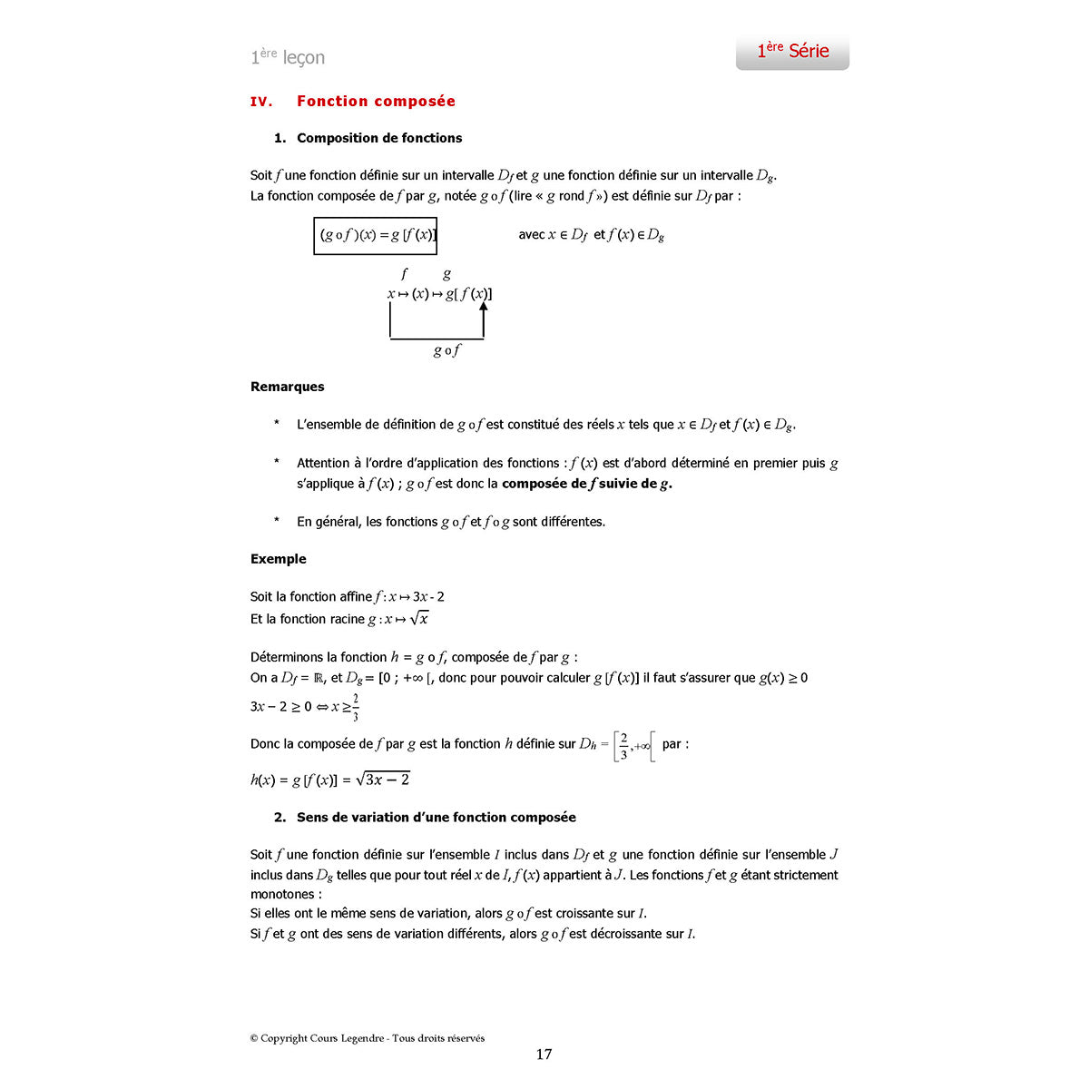 Objectif Bac - 1ère - Spécialité Mathématiques