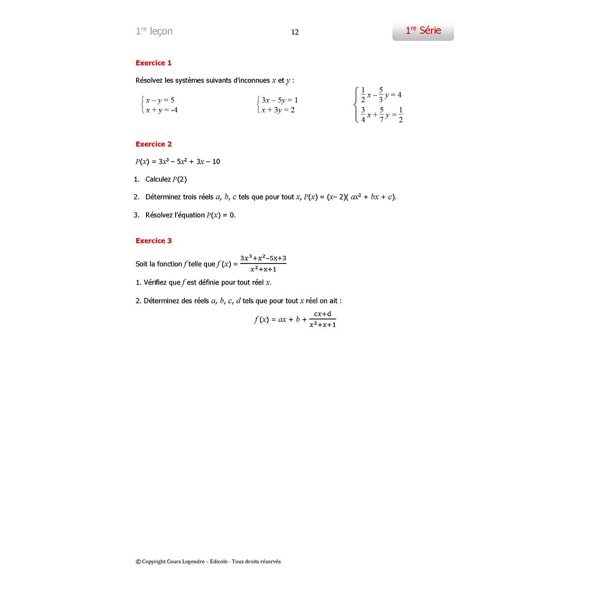 Objectif Bac - Terminale - Spécialité Mathématiques complémentaires + 6 devoirs à envoyer