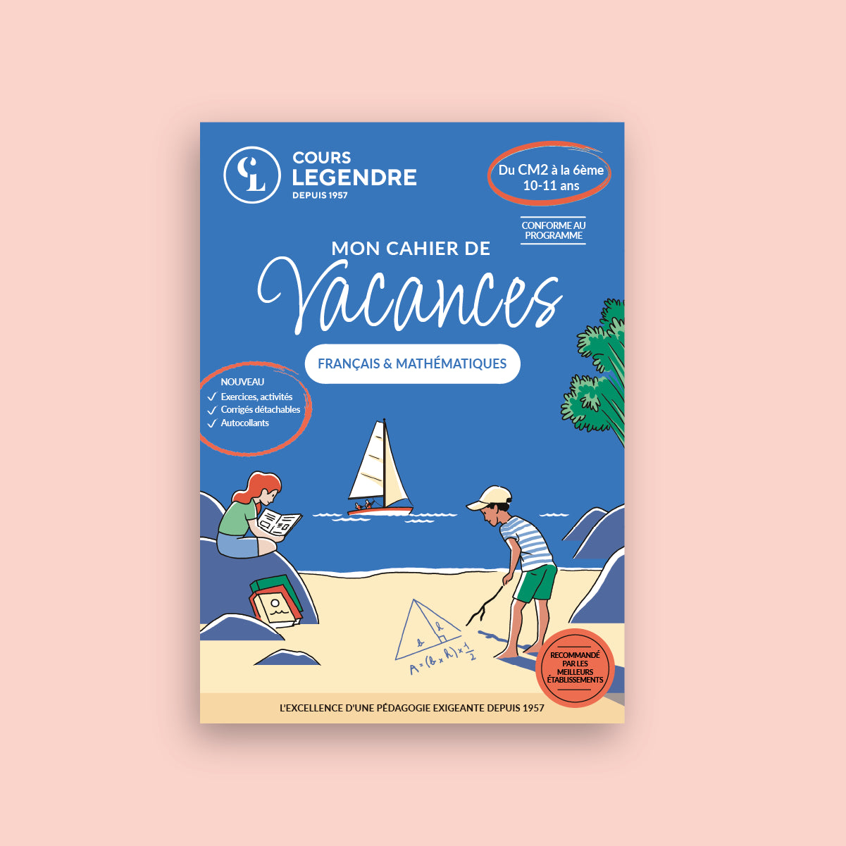 Cahier de vacances du CM2 à la 6e - 10/11 ans - nouvelle édition 2026