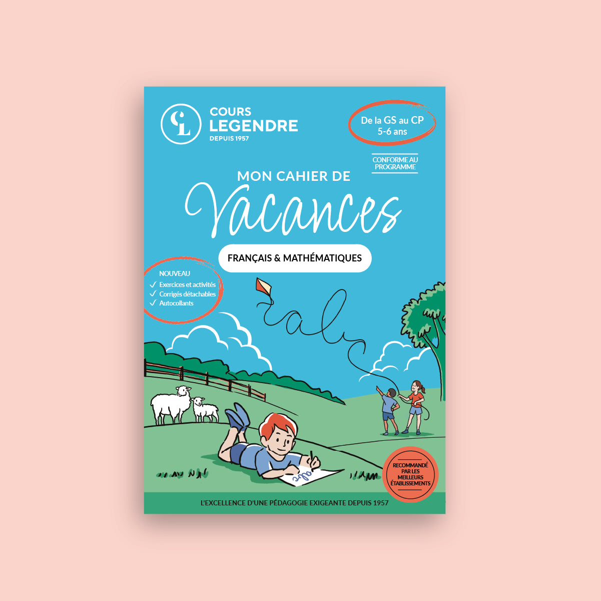 Cahier de vacances de la GS au CP - 5/6 ans - nouvelle édition 2026